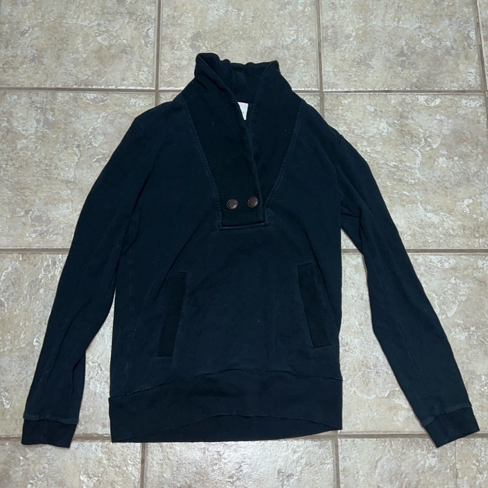 Banana Republic black mock neck sweatshirt